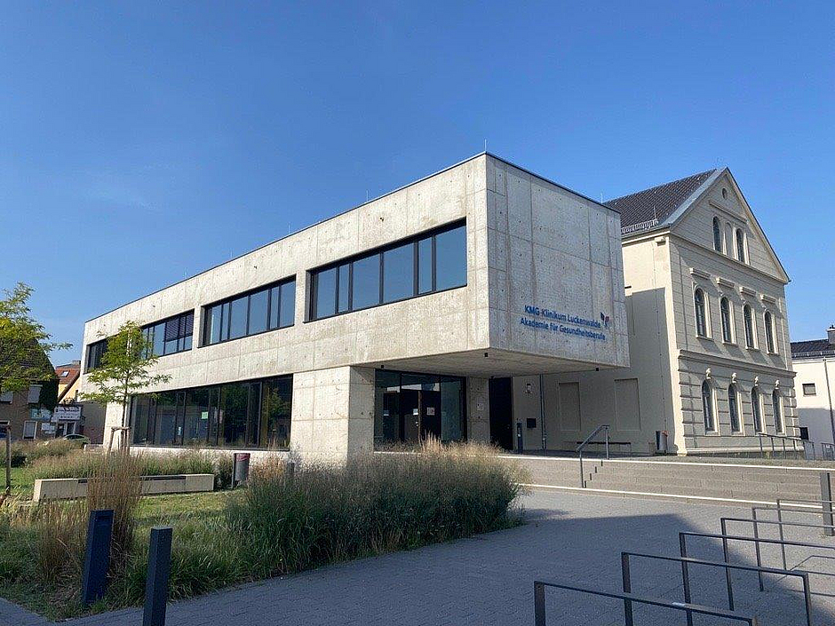 Außenansicht der Akademie für Gesundheitsberufe Luckenwalde